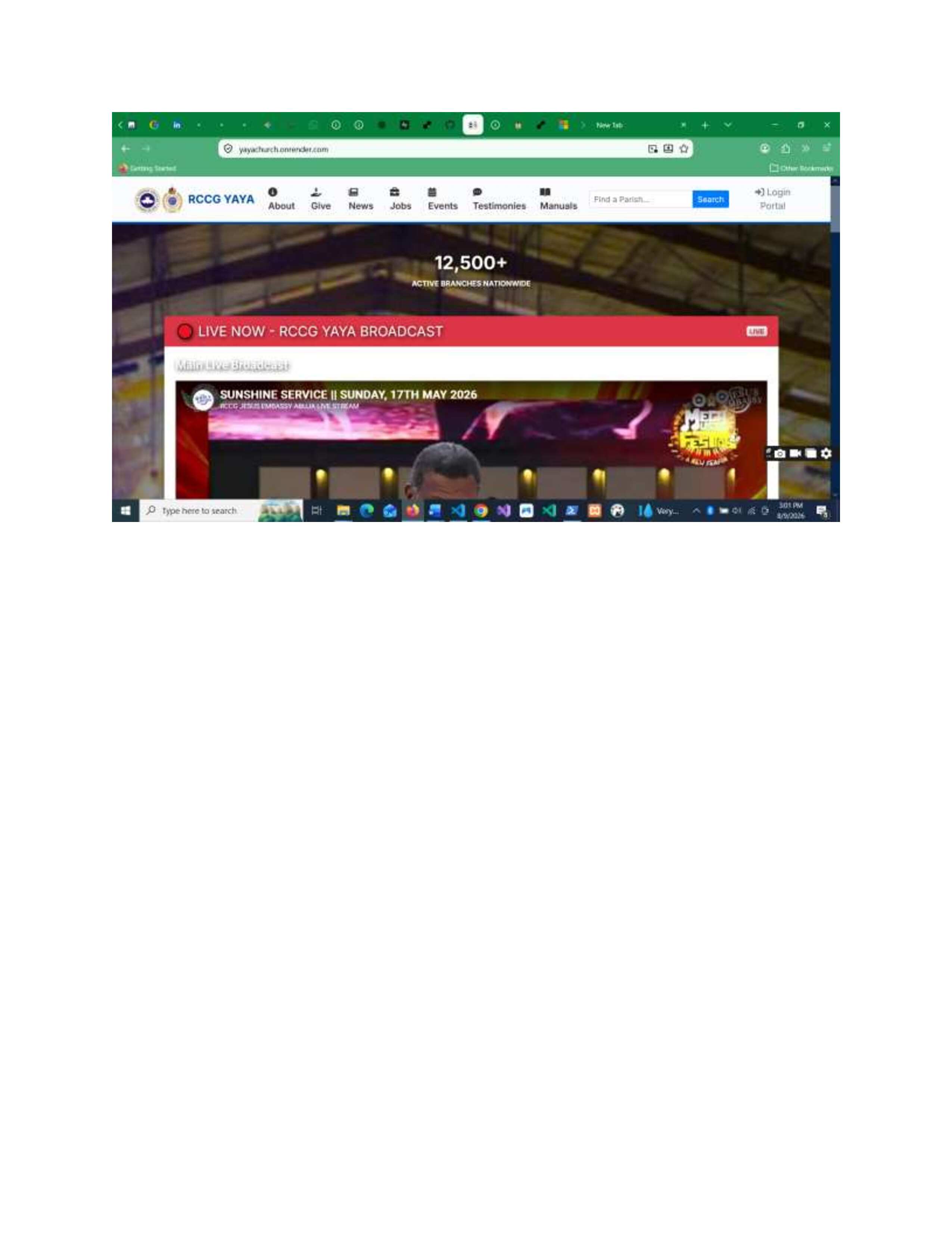 RCCG YAYA Portal